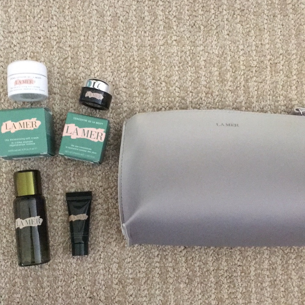 La Met beauty products brand new samples and bag